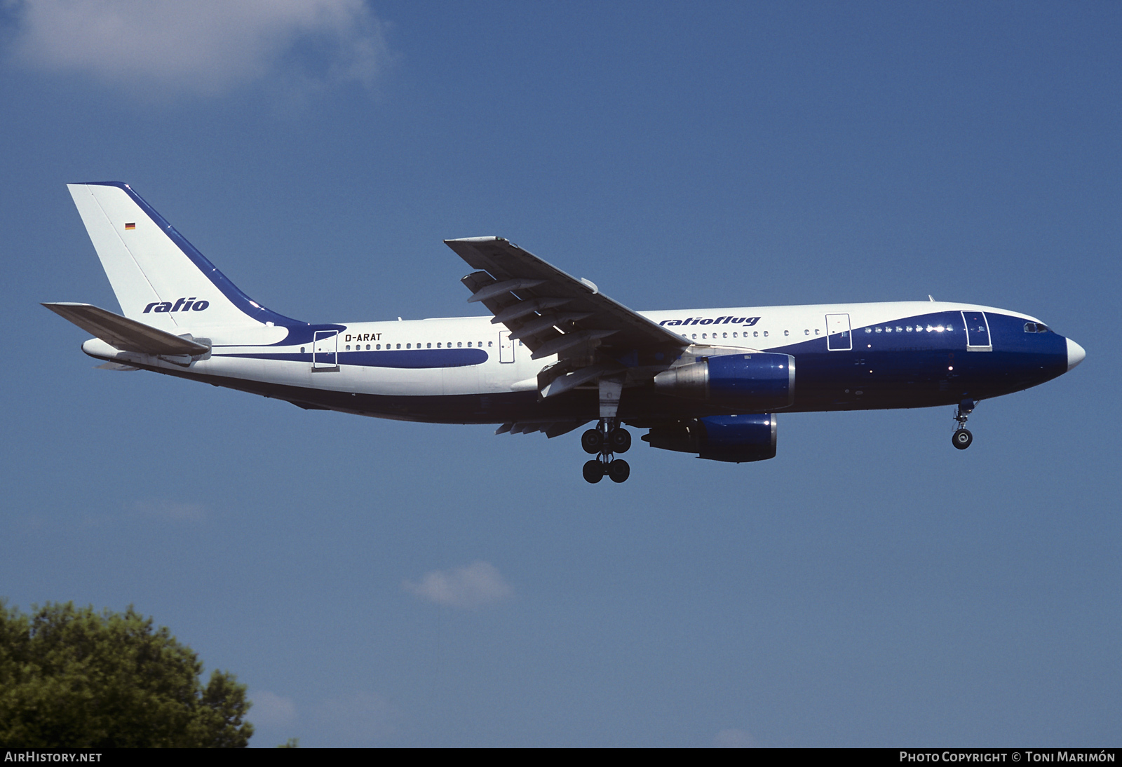 Aircraft Photo of D-ARAT | Airbus A300B2-1C | Ratioflug | AirHistory.net #76652