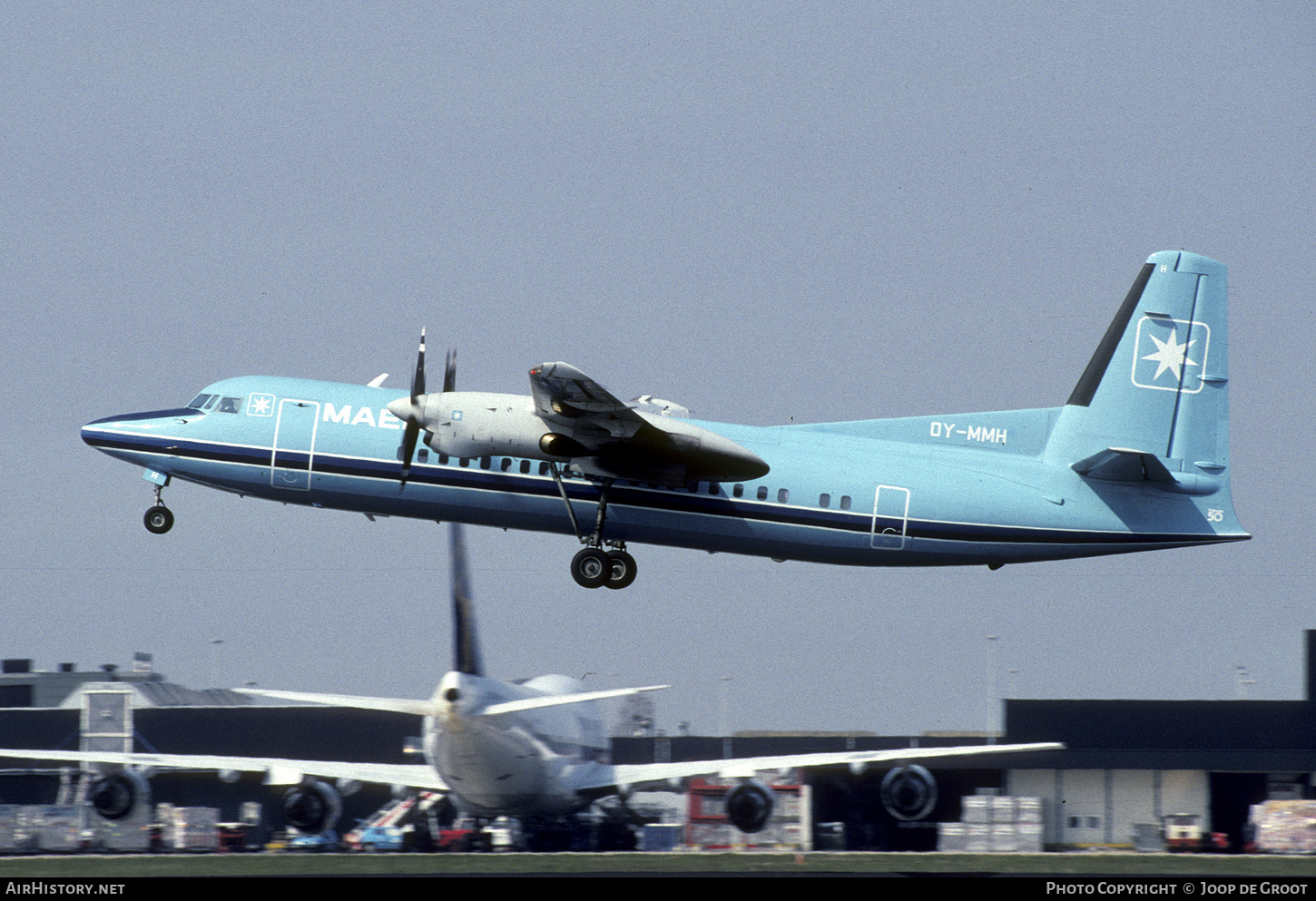Aircraft Photo of OY-MMH | Fokker 50 | Maersk Air | AirHistory.net #76655