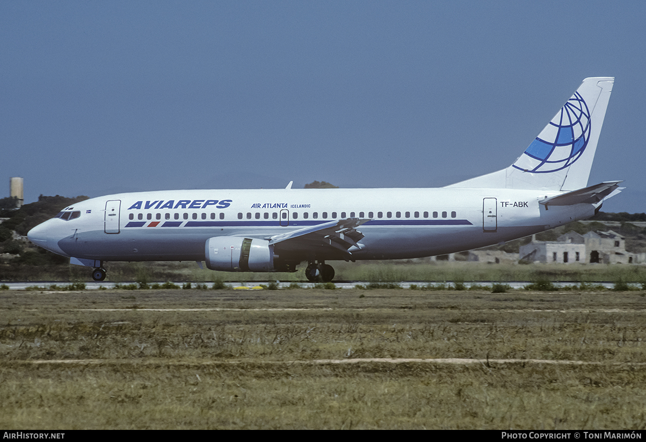 Aircraft Photo of TF-ABK | Boeing 737-3Y0 | Aviareps | AirHistory.net #76662