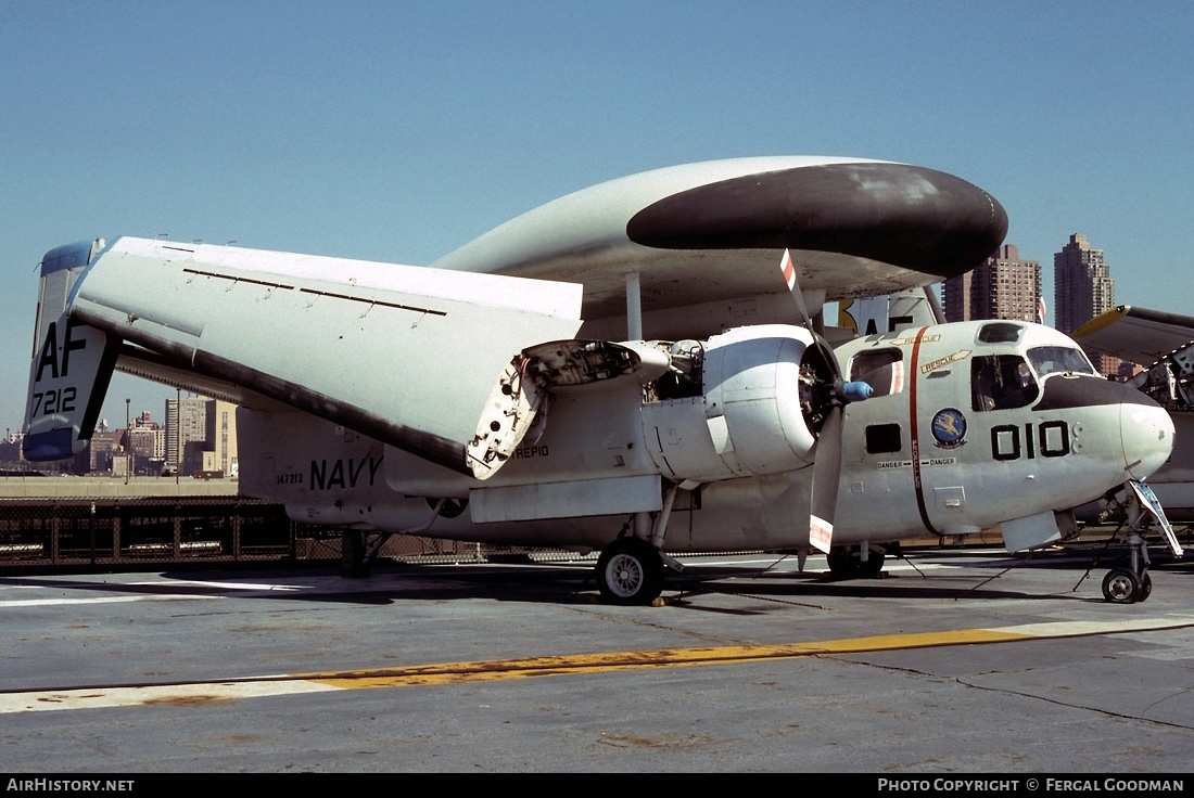 Aircraft Photo of 147212 | Grumman E-1B Tracer (G-117/WF-2) | USA - Navy | AirHistory.net #76669