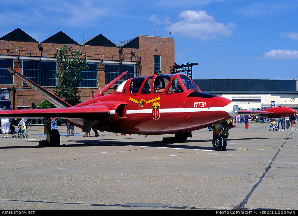 Aircraft Photo of MT31 | Fouga CM-170R Magister | Belgium - Air Force | AirHistory.net #76673