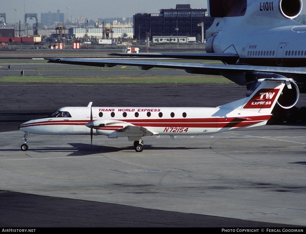 Aircraft Photo of N72154 | Beech 1900C | TW Express - Trans World Express | AirHistory.net #76674