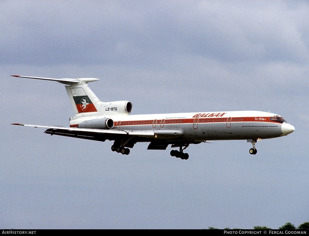 Aircraft Photo of LZ-BTO | Tupolev Tu-154B-1 | Balkan - Bulgarian Airlines | AirHistory.net #76676