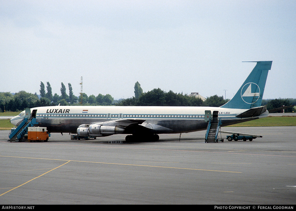 Aircraft Photo of LX-LGU | Boeing 707-344B | Luxair | AirHistory.net #76695