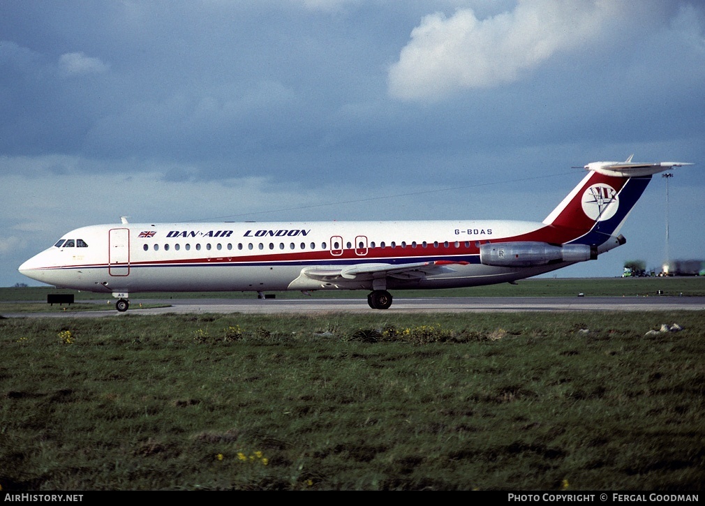 Aircraft Photo of G-BDAS | BAC 111-518FG One-Eleven | Dan-Air London | AirHistory.net #76704