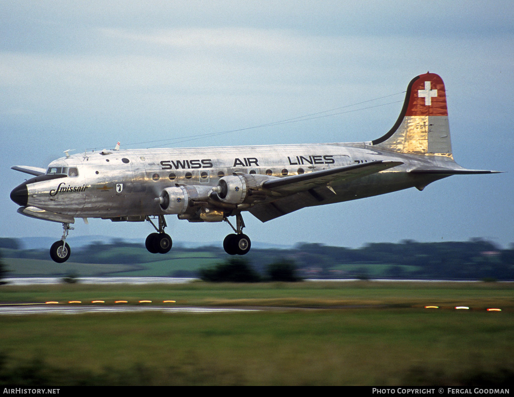 Aircraft Photo of ZU-ILI | Douglas DC-4-1009 | Swissair - Swiss Air Lines | AirHistory.net #76708