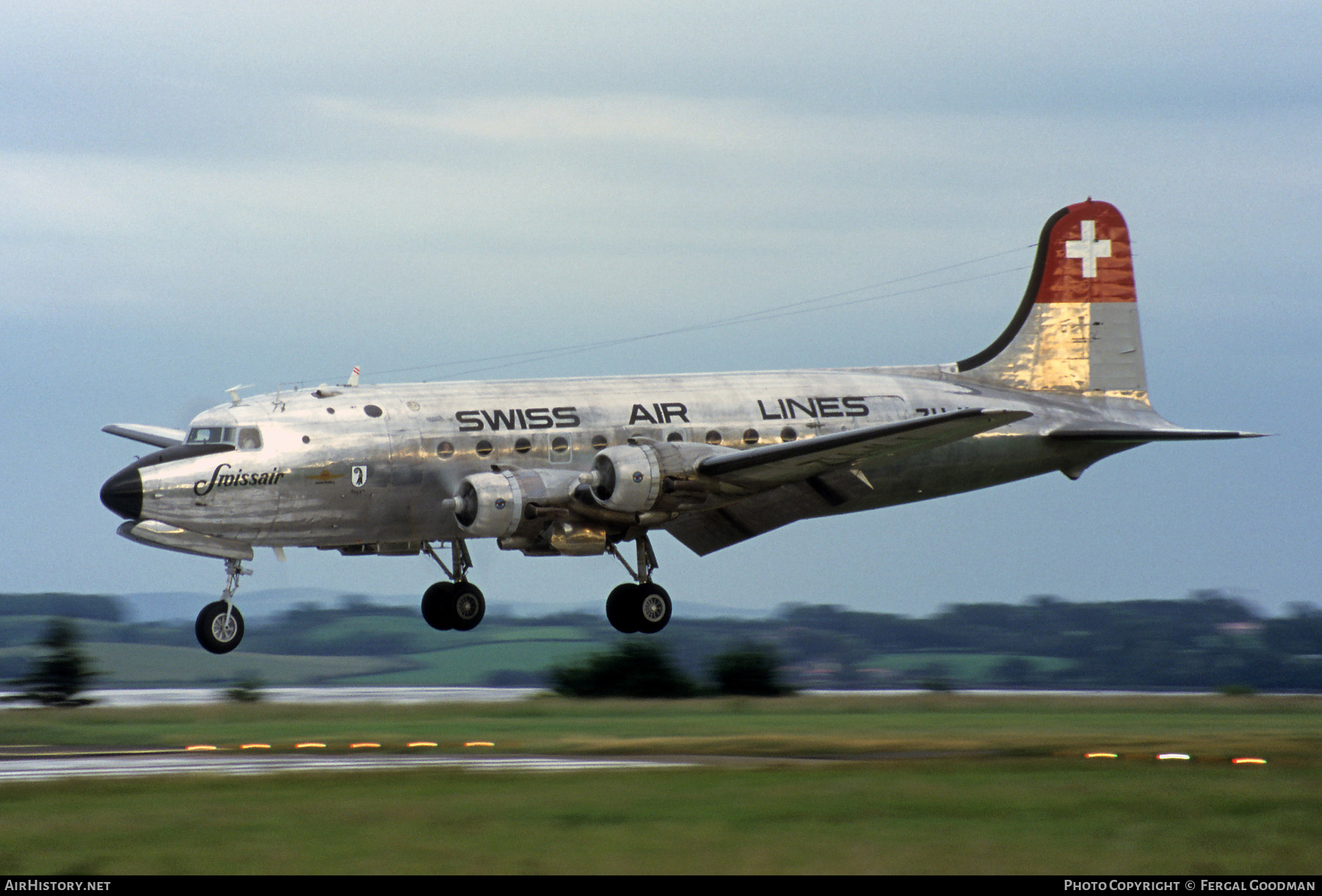 Aircraft Photo of ZU-ILI | Douglas DC-4-1009 | Swissair - Swiss Air Lines | AirHistory.net #76708