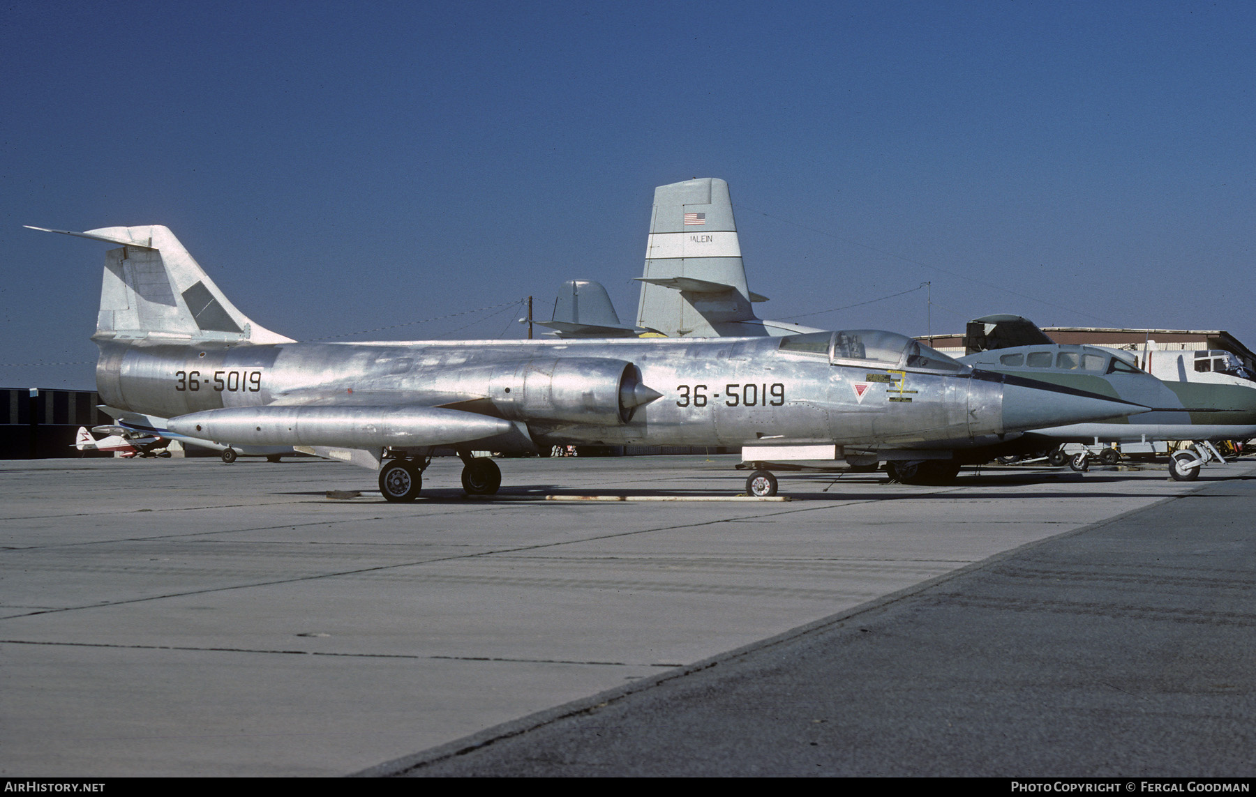 Aircraft Photo of 36-5019 | Lockheed F-104A Starfighter | AirHistory.net #76718