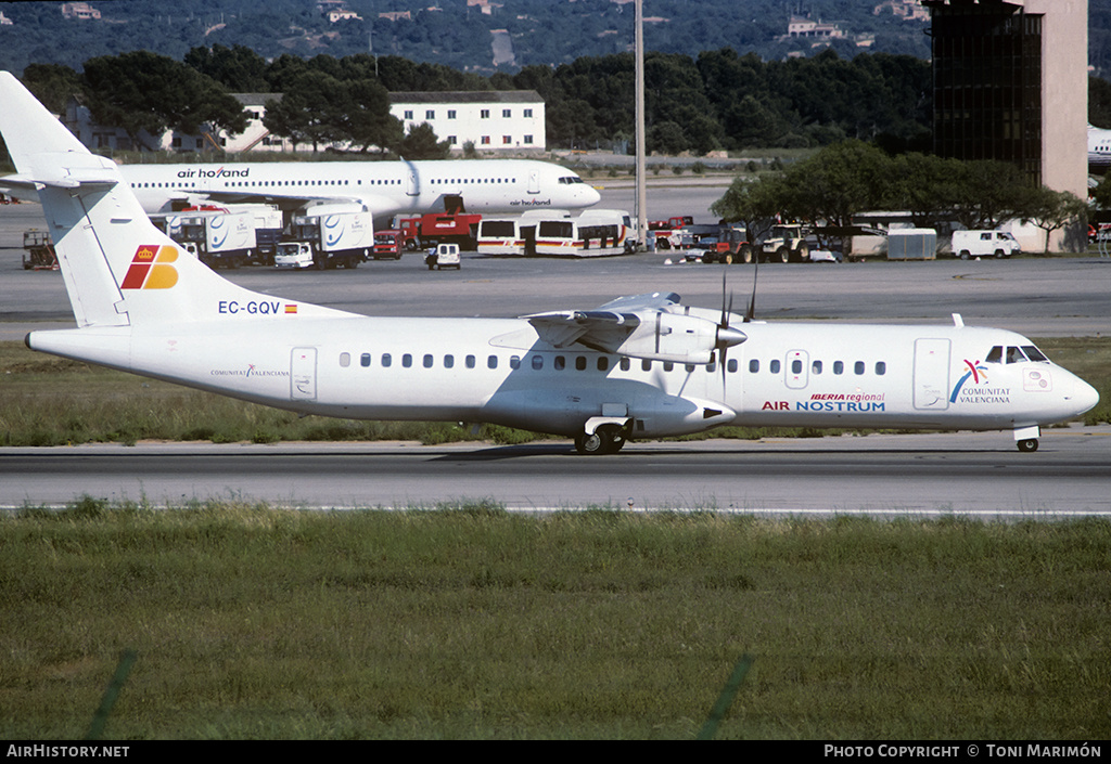 Aircraft Photo of EC-GQV | ATR ATR-72-201 | Iberia Regional | AirHistory.net #76729