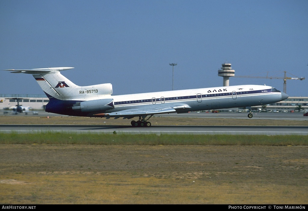 Aircraft Photo of RA-85713 | Tupolev Tu-154M | ALAK - Aktsionernaya Lizingovaya Aviakompania | AirHistory.net #76731