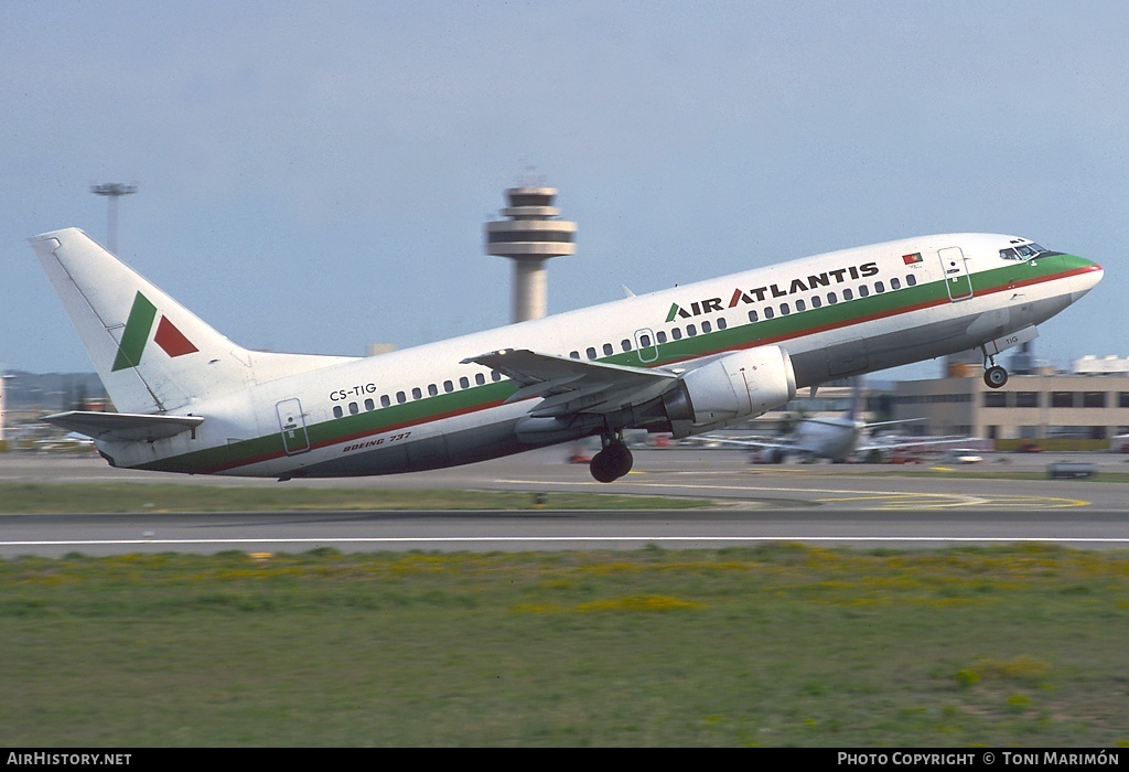 Aircraft Photo of CS-TIG | Boeing 737-3K9 | Air Atlantis | AirHistory.net #76733