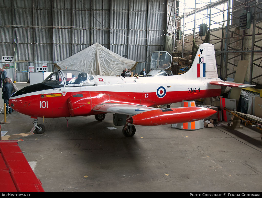 Aircraft Photo of XM414 | Hunting P.84 Jet Provost T3A | UK - Air Force | AirHistory.net #76741