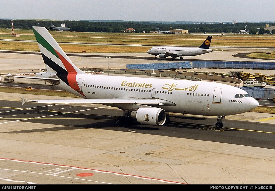 Aircraft Photo of A6-EKB | Airbus A310-304 | Emirates | AirHistory.net #76742