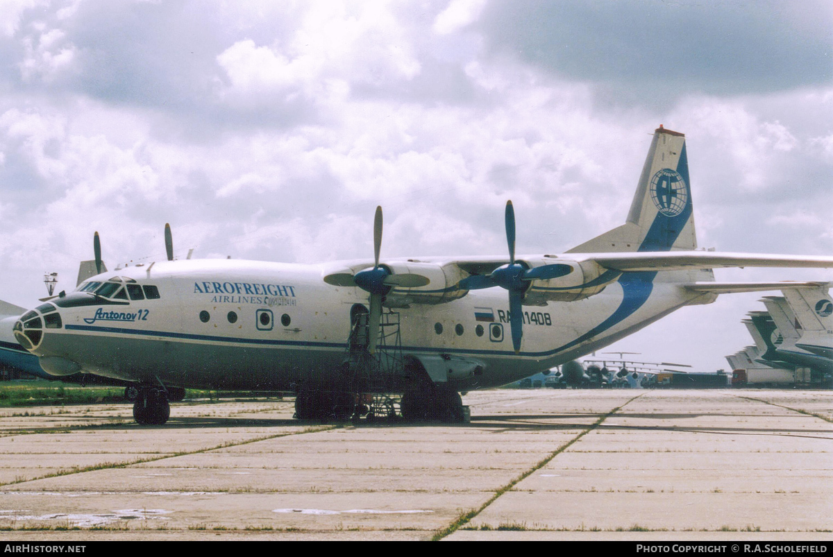 Aircraft Photo of RA-11408 | Antonov An-12B | Aerofreight Airlines | AirHistory.net #76751