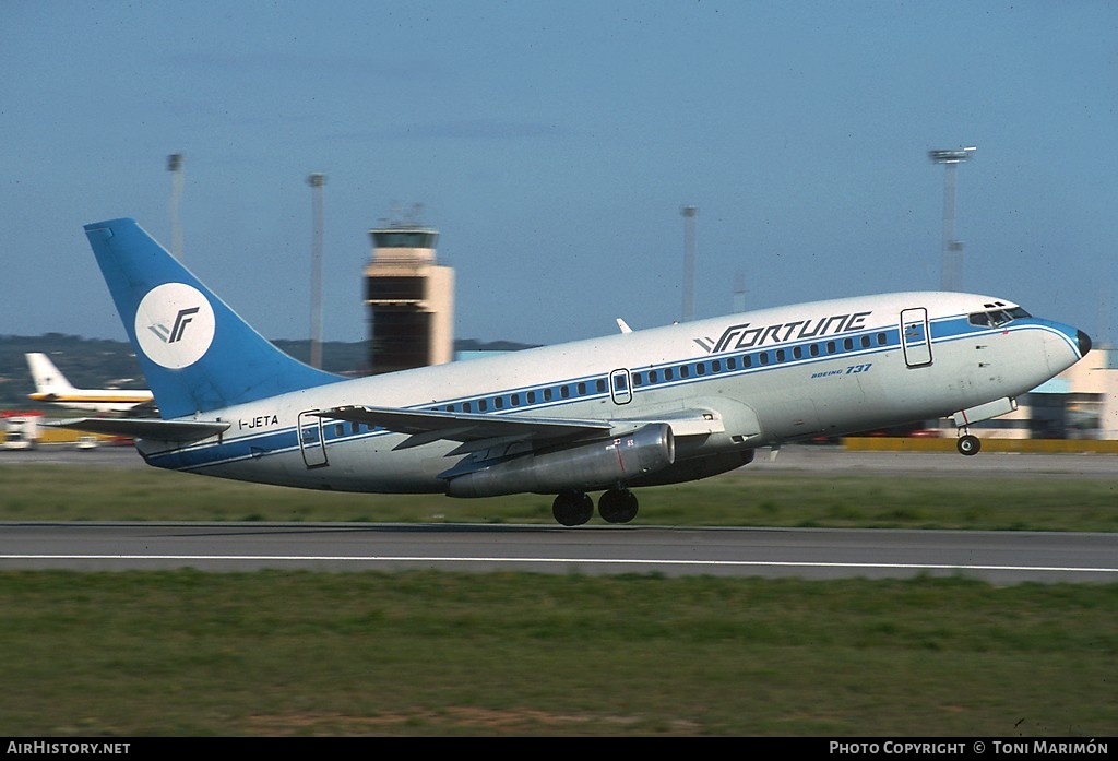 Aircraft Photo of I-JETA | Boeing 737-229/Adv | Fortune Aviation | AirHistory.net #76758