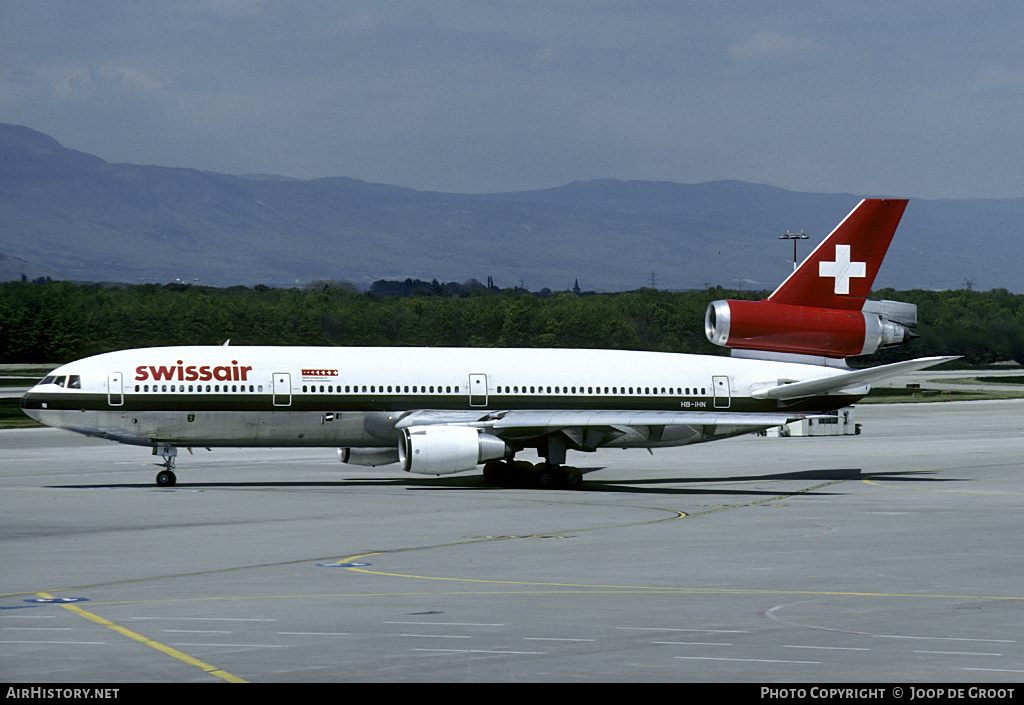 Aircraft Photo of HB-IHN | McDonnell Douglas DC-10-30/ER | Swissair | AirHistory.net #76763