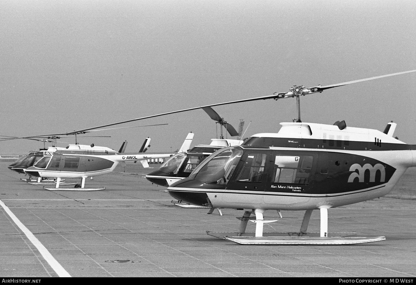 Aircraft Photo of G-AXAY | Bell 206A JetRanger | Alan Mann | AirHistory.net #76767