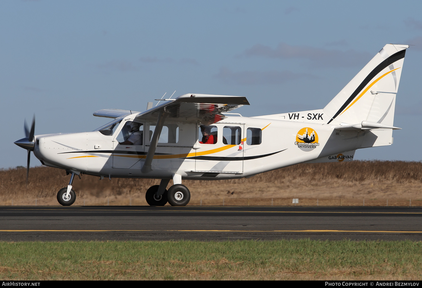 Aircraft Photo of VH-SXK | GippsAero GA8-TC320 Airvan | Commando Skydivers | AirHistory.net #76768