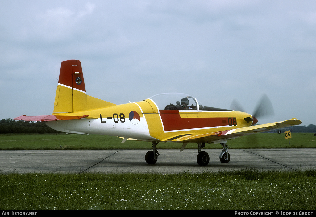 Aircraft Photo of L-08 | Pilatus PC-7 | Netherlands - Air Force | AirHistory.net #76775