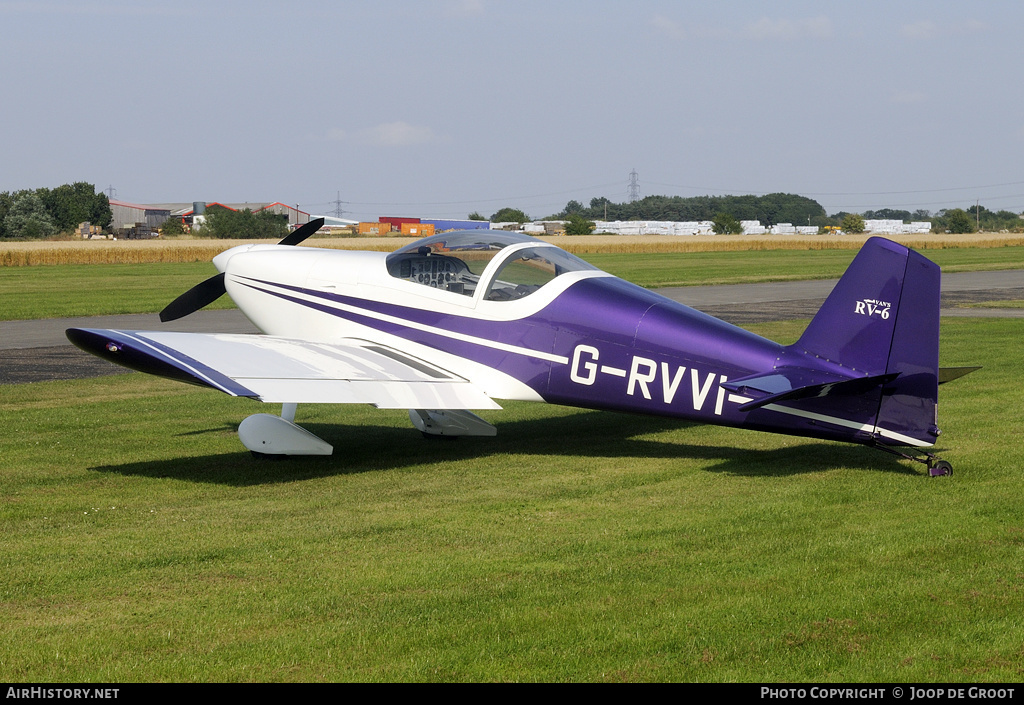 Aircraft Photo of G-RVVI | Van's RV-6 | AirHistory.net #76799