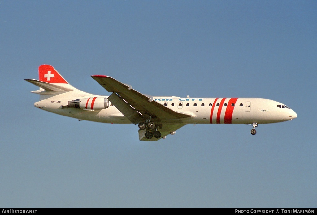 Aircraft Photo of HB-IKD | Sud SE-210 Caravelle 10B3 Super B | Air City | AirHistory.net #76812