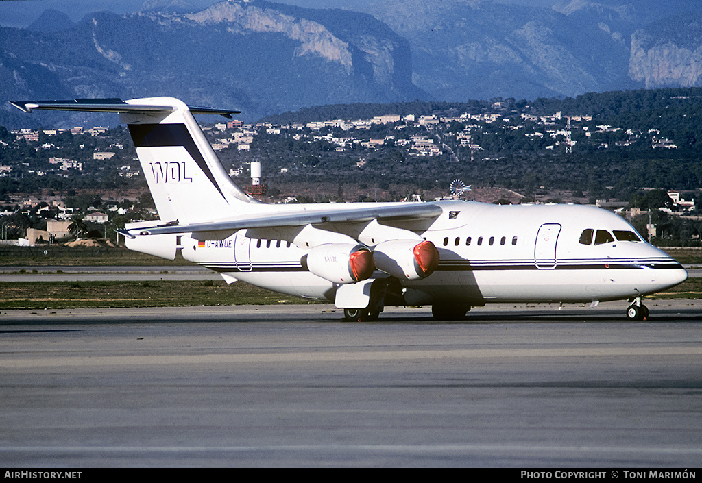 Aircraft Photo of D-AWUE | British Aerospace BAe-146-200 | WDL Aviation | AirHistory.net #76816