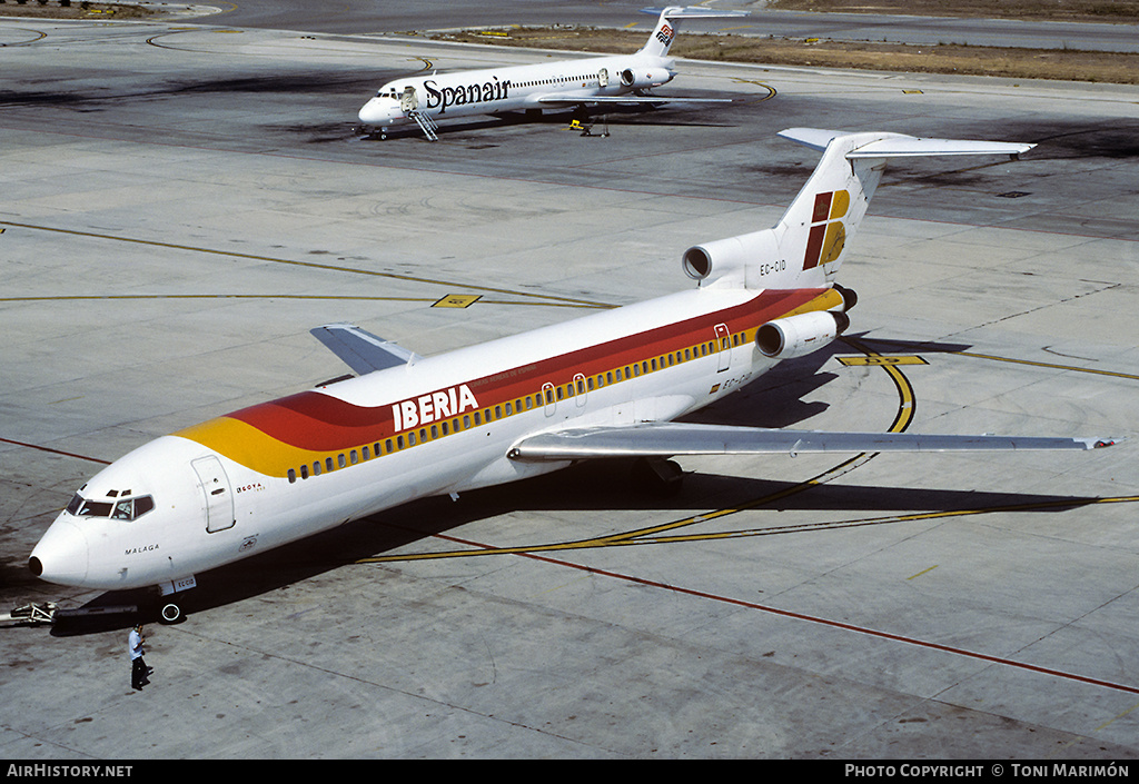Aircraft Photo of EC-CID | Boeing 727-256/Adv | Iberia | AirHistory.net #76825
