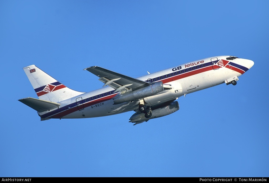 Aircraft Photo of G-BECH | Boeing 737-204/Adv | GB Leisure | AirHistory.net #76827