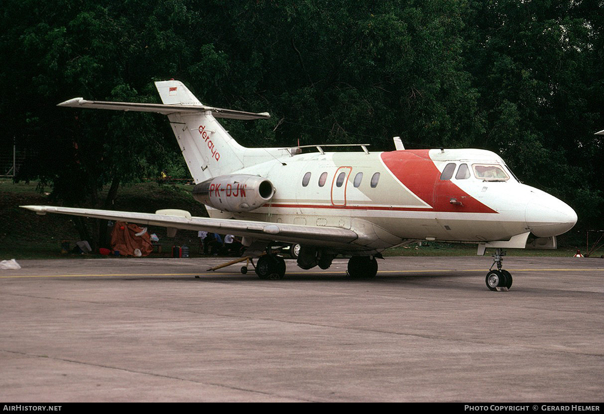 Aircraft Photo of PK-DJW | Hawker Siddeley HS-125-3B/RA | Deraya Air Taxi | AirHistory.net #76847
