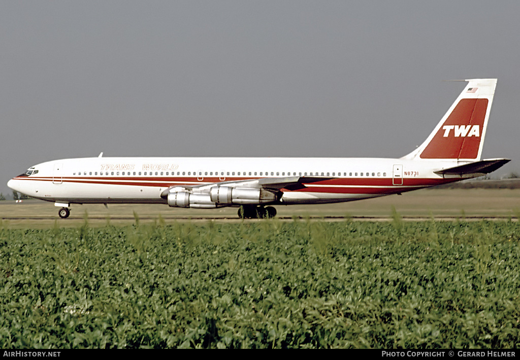 Aircraft Photo of N8731 | Boeing 707-331B | Trans World Airlines - TWA | AirHistory.net #76854