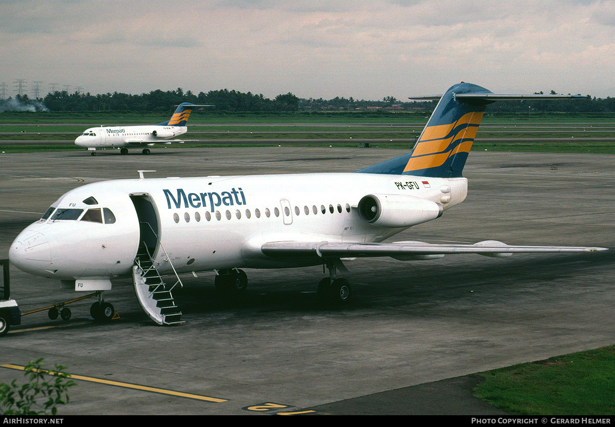 Aircraft Photo of PK-GFU | Fokker F28-3000 Fellowship | Merpati Nusantara Airlines | AirHistory.net #76859