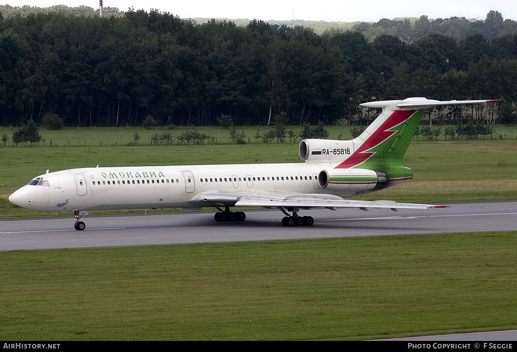Aircraft Photo of RA-85818 | Tupolev Tu-154M | Omskavia | AirHistory.net #76875