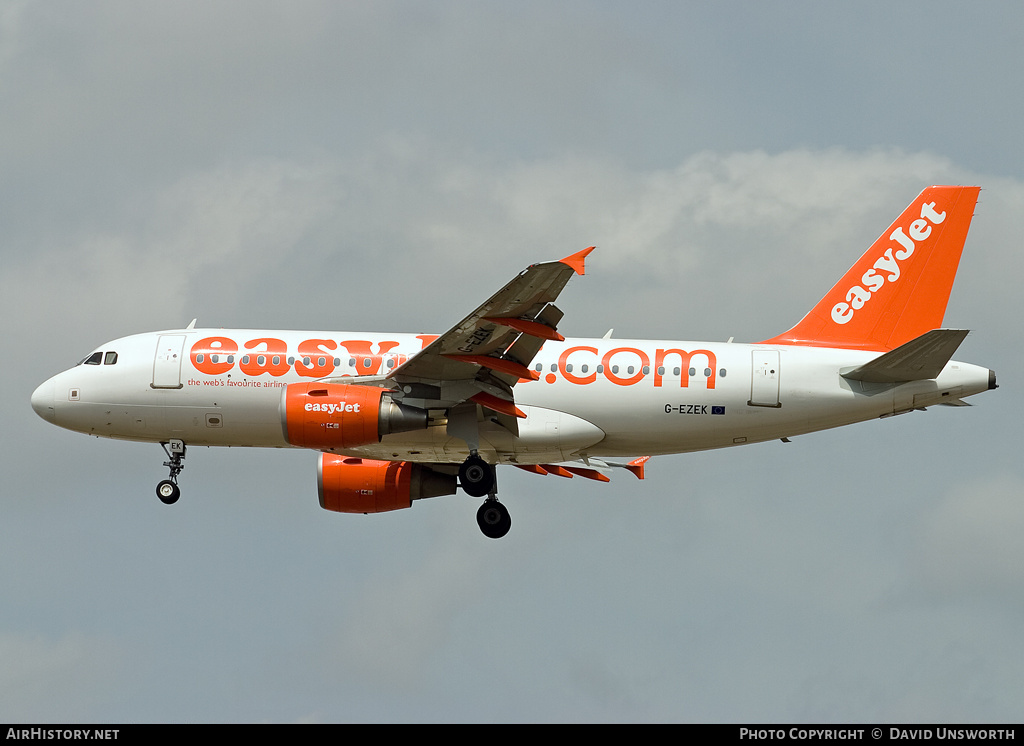 Aircraft Photo of G-EZEK | Airbus A319-111 | EasyJet | AirHistory.net #76884