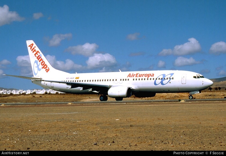 Aircraft Photo of EC-HKR | Boeing 737-85P | Air Europa | AirHistory.net #76914