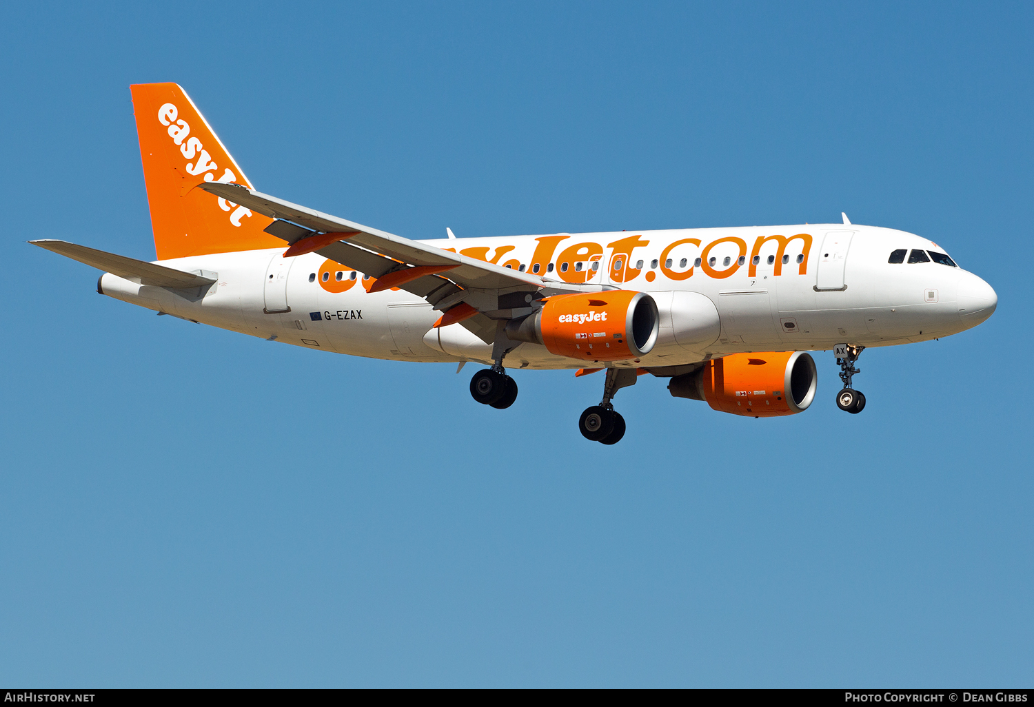 Aircraft Photo of G-EZAX | Airbus A319-111 | EasyJet | AirHistory.net #76942