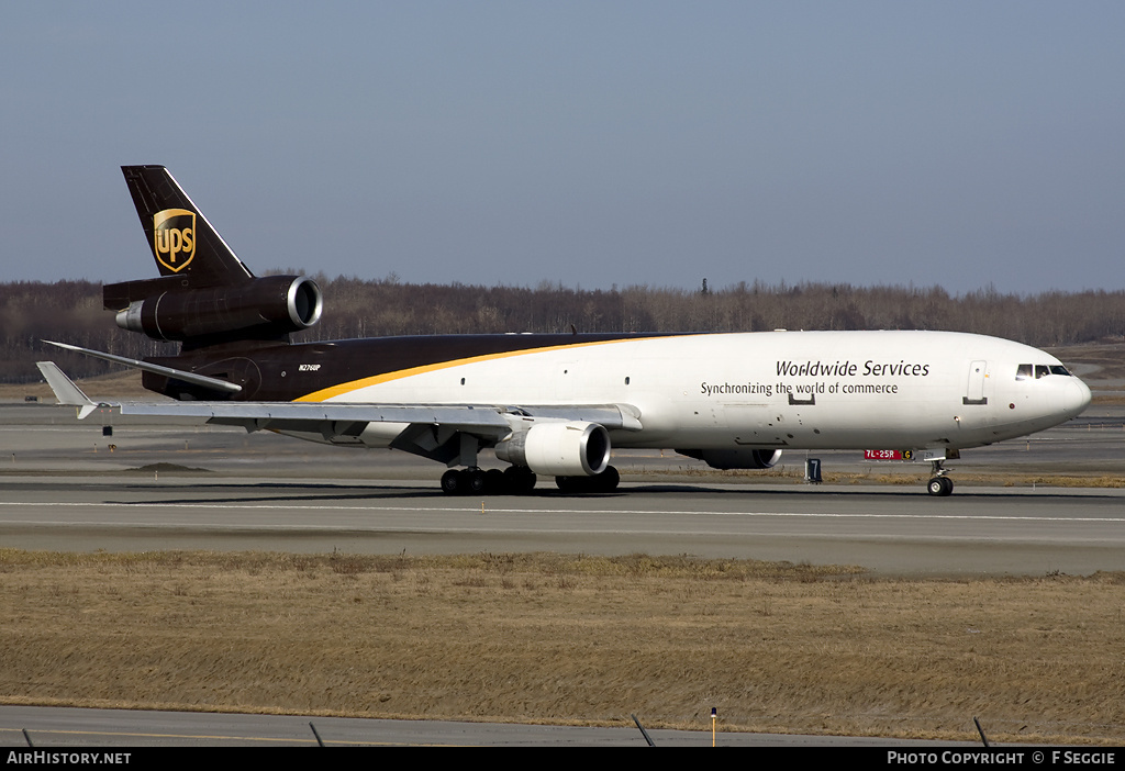 Aircraft Photo of N276UP | McDonnell Douglas MD-11/F | United Parcel Service - UPS | AirHistory.net #76943
