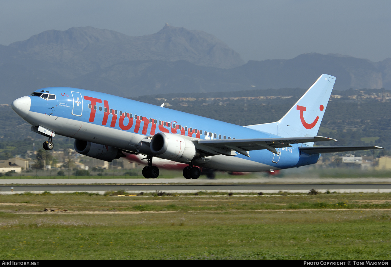 Aircraft Photo of G-THOI | Boeing 737-36Q | Thomsonfly | AirHistory.net #76949