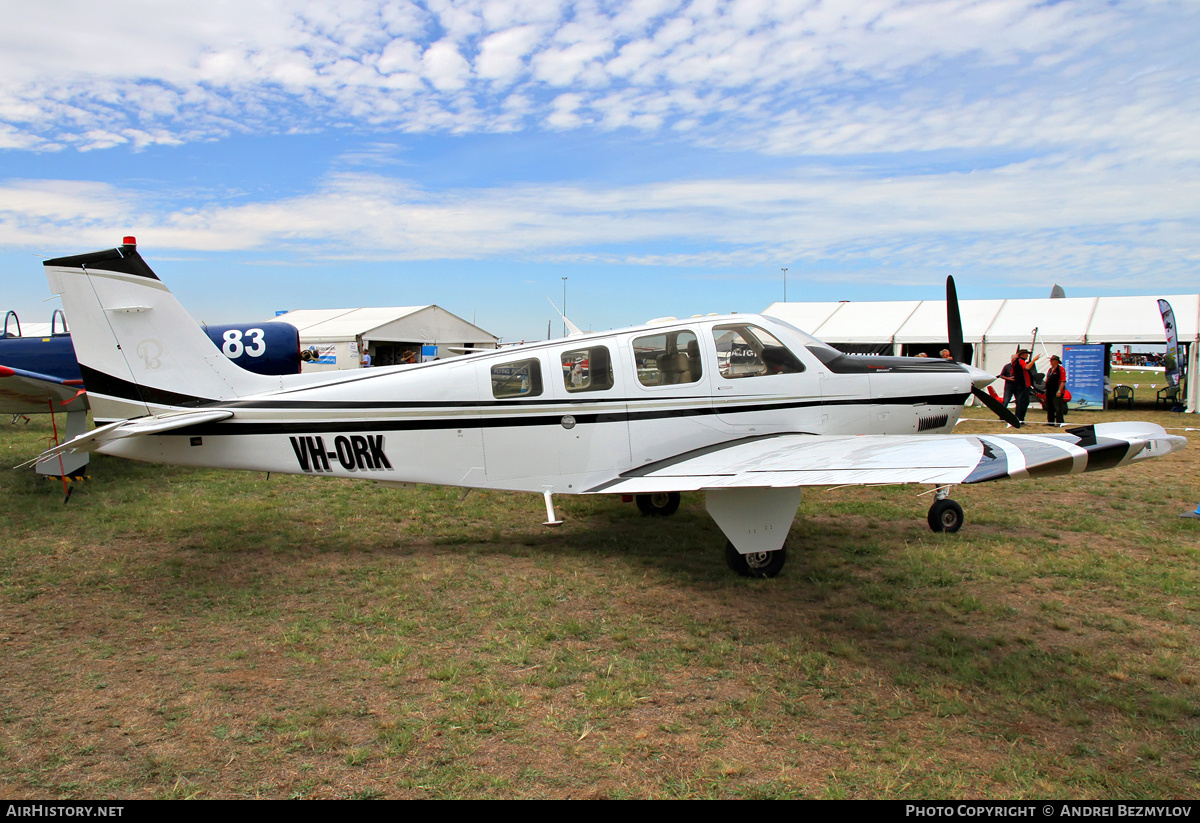 Aircraft Photo of VH-ORK | Raytheon G36 Bonanza | AirHistory.net #76978