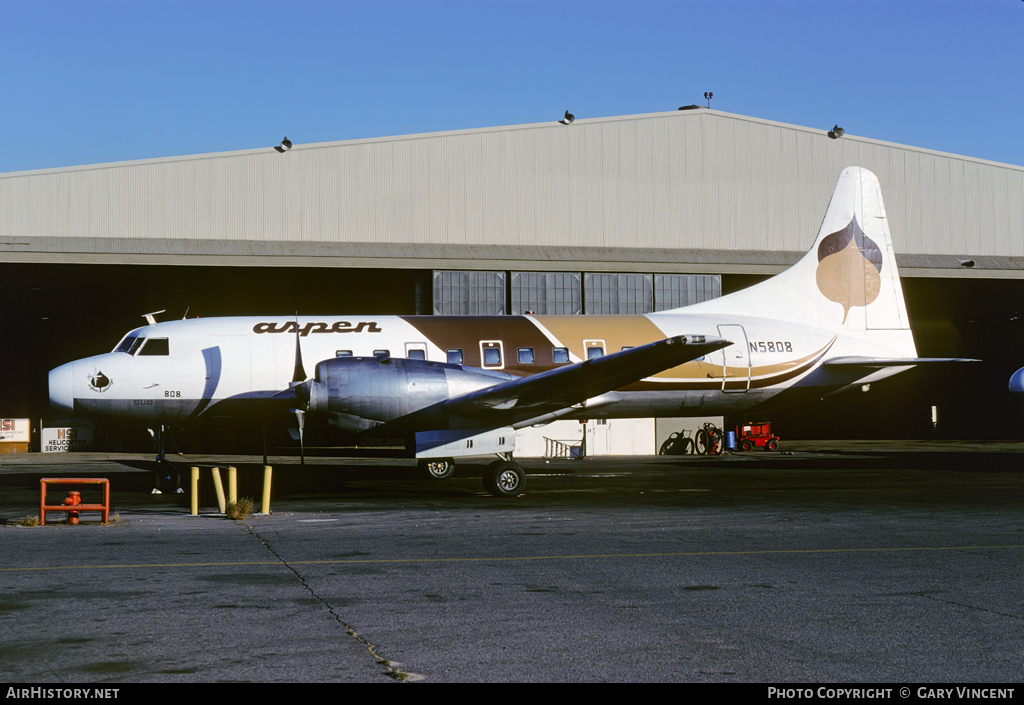 Aircraft Photo of N5808 | Convair 580 | Aspen Airways | AirHistory.net #77003