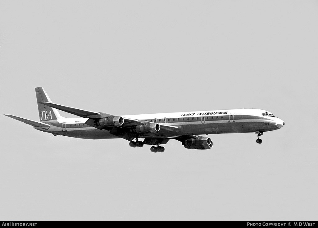 Aircraft Photo of N8960T | McDonnell Douglas DC-8-61CF | Trans International Airlines - TIA | AirHistory.net #77012