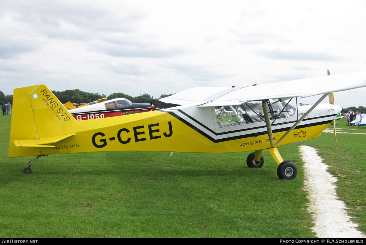 Aircraft Photo of G-CEEJ | Rans S-7S Courier | AirHistory.net #77017