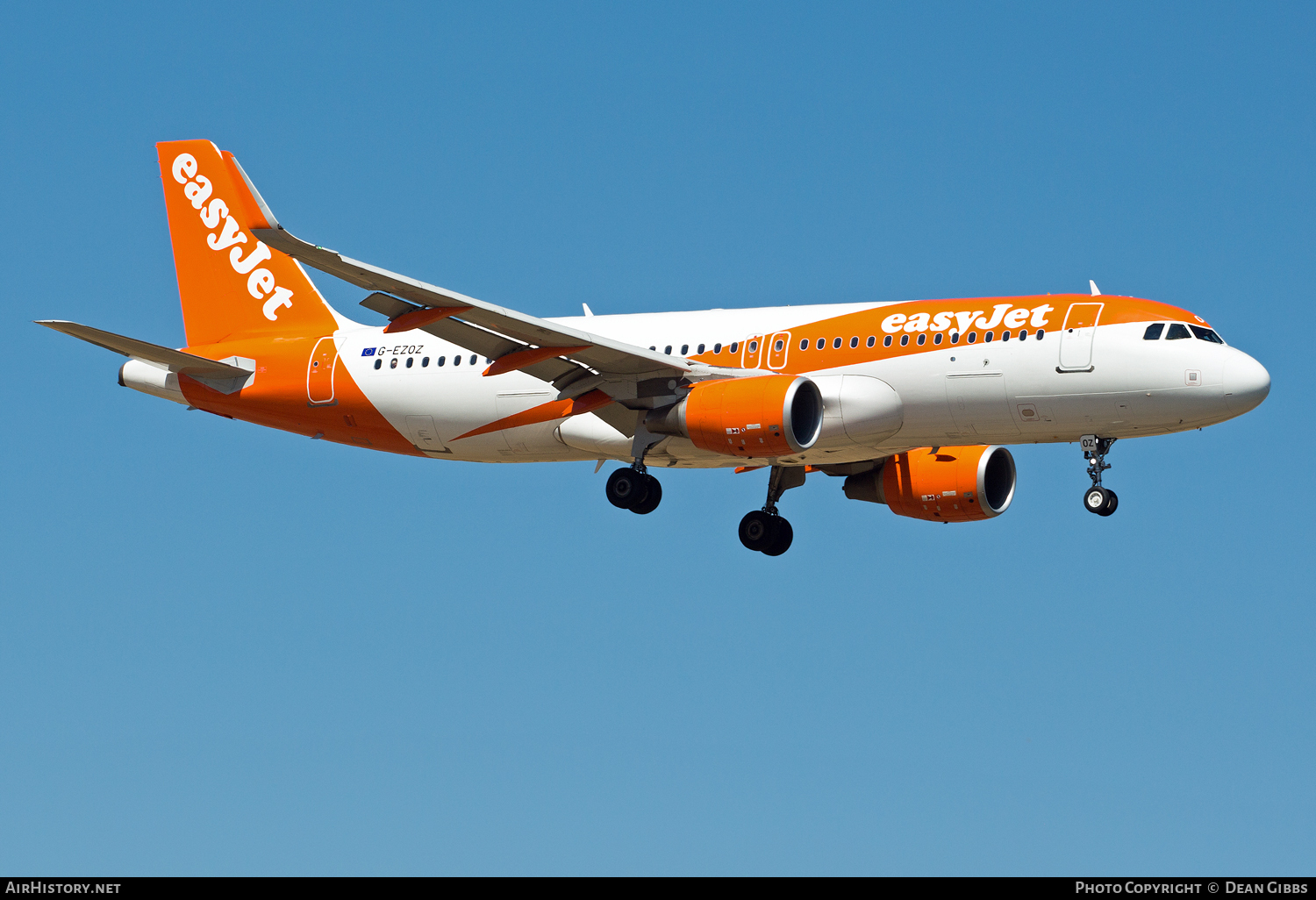 Aircraft Photo of G-EZOZ | Airbus A320-214 | EasyJet | AirHistory.net #77020