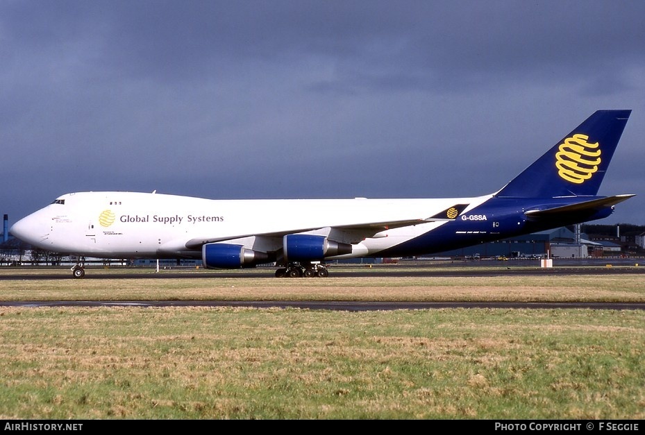 Aircraft Photo of G-GSSA | Boeing 747-47UF/SCD | Global Supply Systems | AirHistory.net #77023