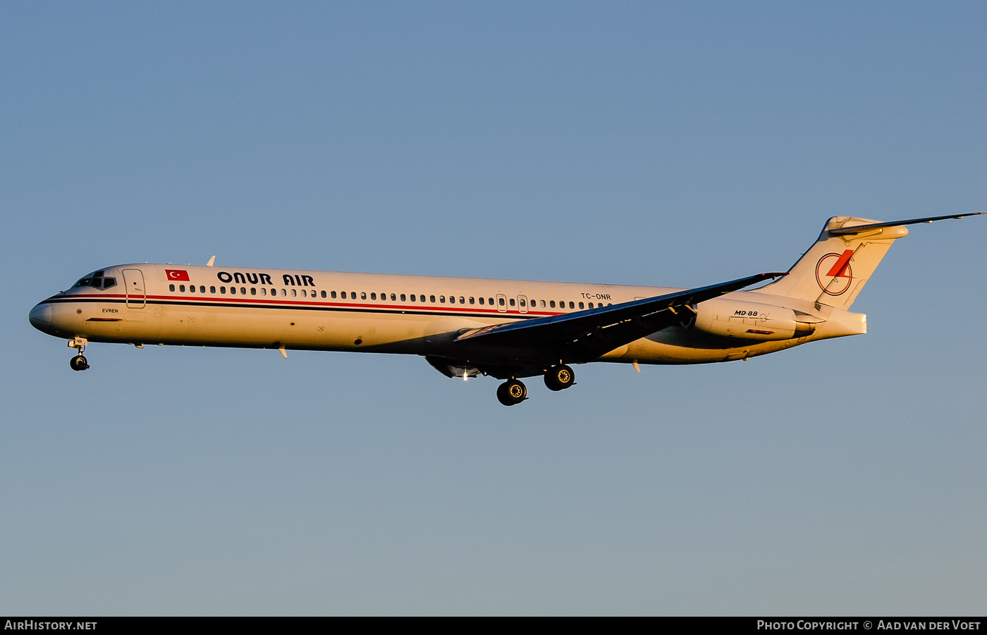 Aircraft Photo of TC-ONR | McDonnell Douglas MD-88 | Onur Air | AirHistory.net #77027
