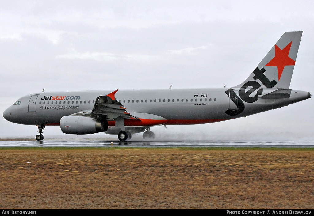 Aircraft Photo of VH-VQX | Airbus A320-232 | Jetstar Airways | AirHistory.net #77043