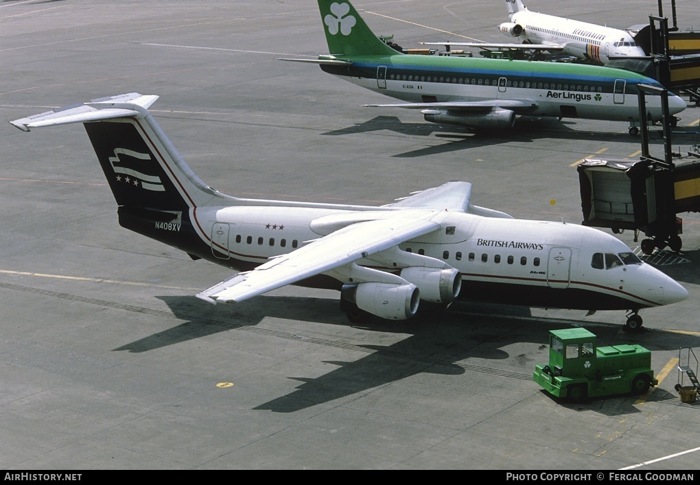 Aircraft Photo of N408XV | British Aerospace BAe-146-200 | British Airways | AirHistory.net #77060