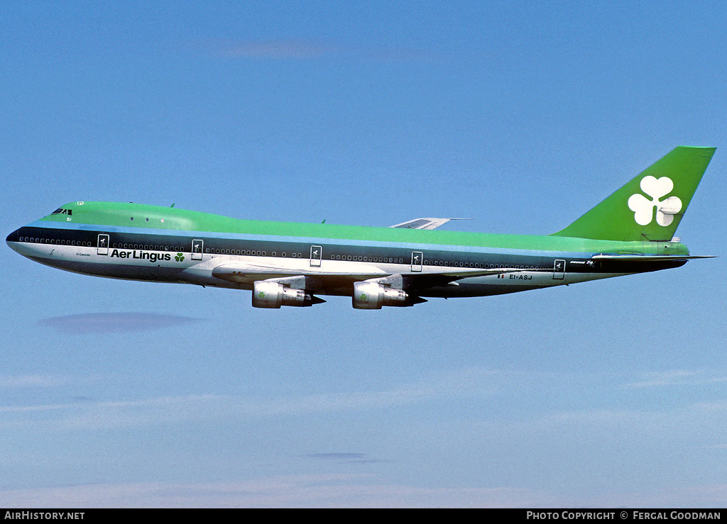 Aircraft Photo of EI-ASJ | Boeing 747-148 | Aer Lingus | AirHistory.net #77062