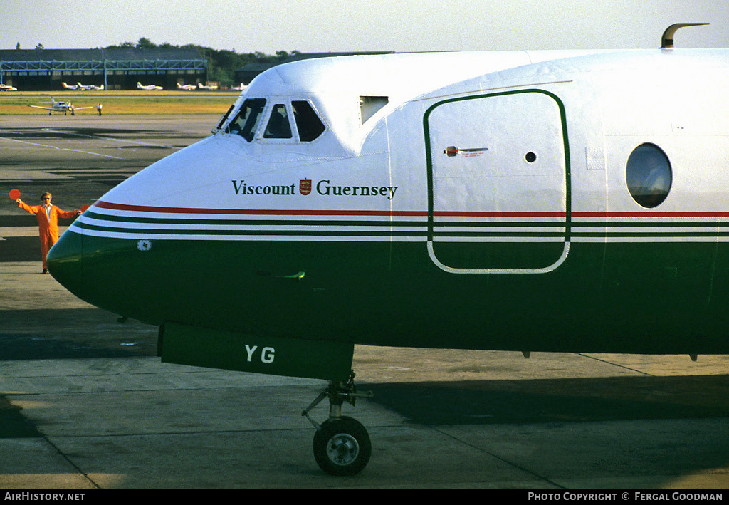 Aircraft Photo of G-AOYG | Vickers 806 Viscount | Guernsey Airlines | AirHistory.net #77063