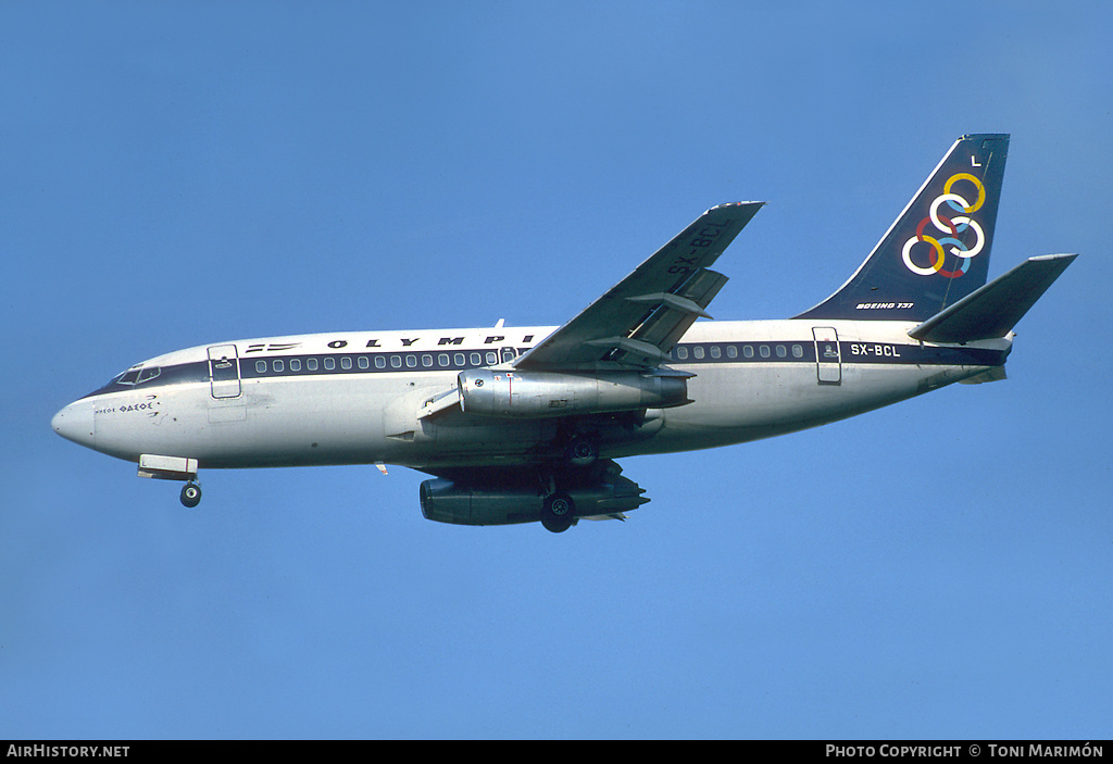 Aircraft Photo of SX-BCL | Boeing 737-284/Adv | Olympic | AirHistory.net #77100