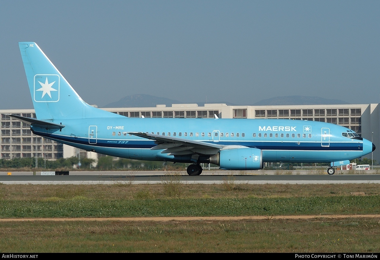 Aircraft Photo of OY-MRE | Boeing 737-7L9 | Maersk Air | AirHistory.net #77101